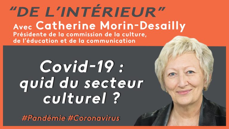 Lire la suite à propos de l’article Coronavirus : quid du secteur culturel ? De L’intérieur – Catherine Morin-Desailly